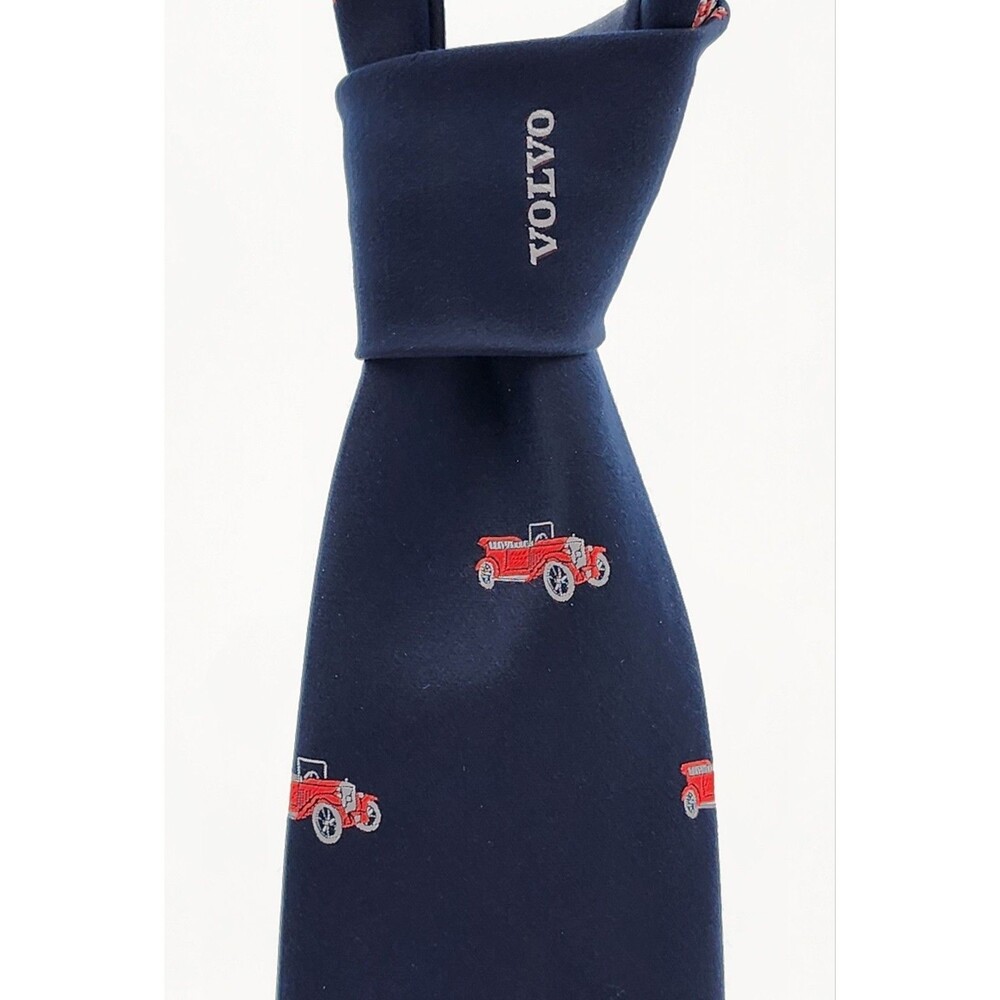 Vintage Volvo Cars Necktie Dealer Dealership Tie